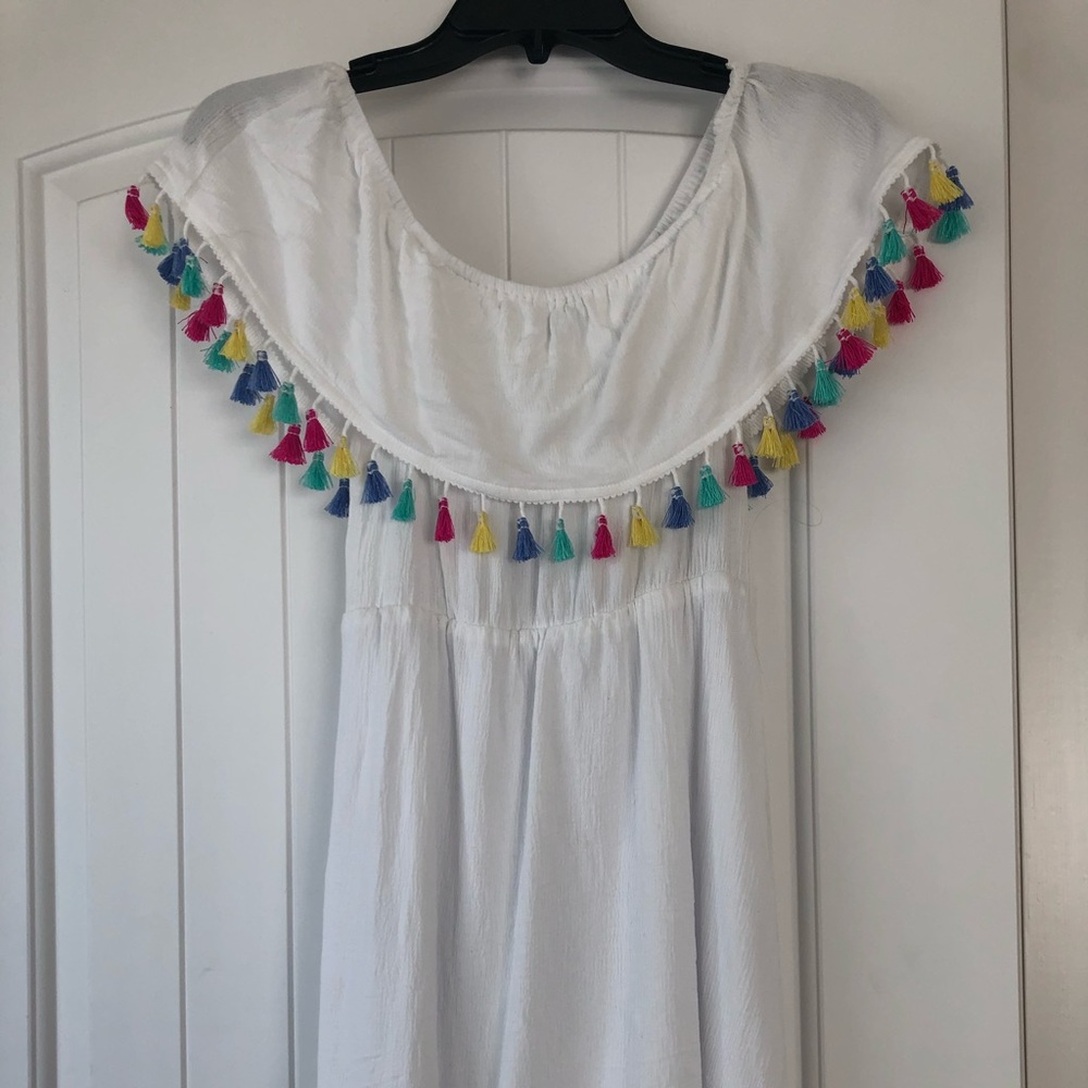 White Off The Shoulder Dress